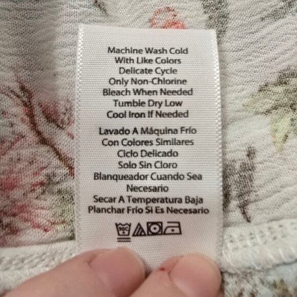 Frye Floral Easy Button Front Midi Dress Sz S - Picture 9 of 9